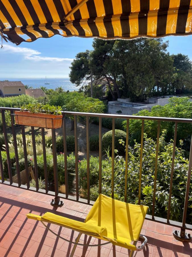Appartement Cosy Vue Mer A 50 M De La Plage - Refait A Neuf Et Climatise Le Pradet Zewnętrze zdjęcie