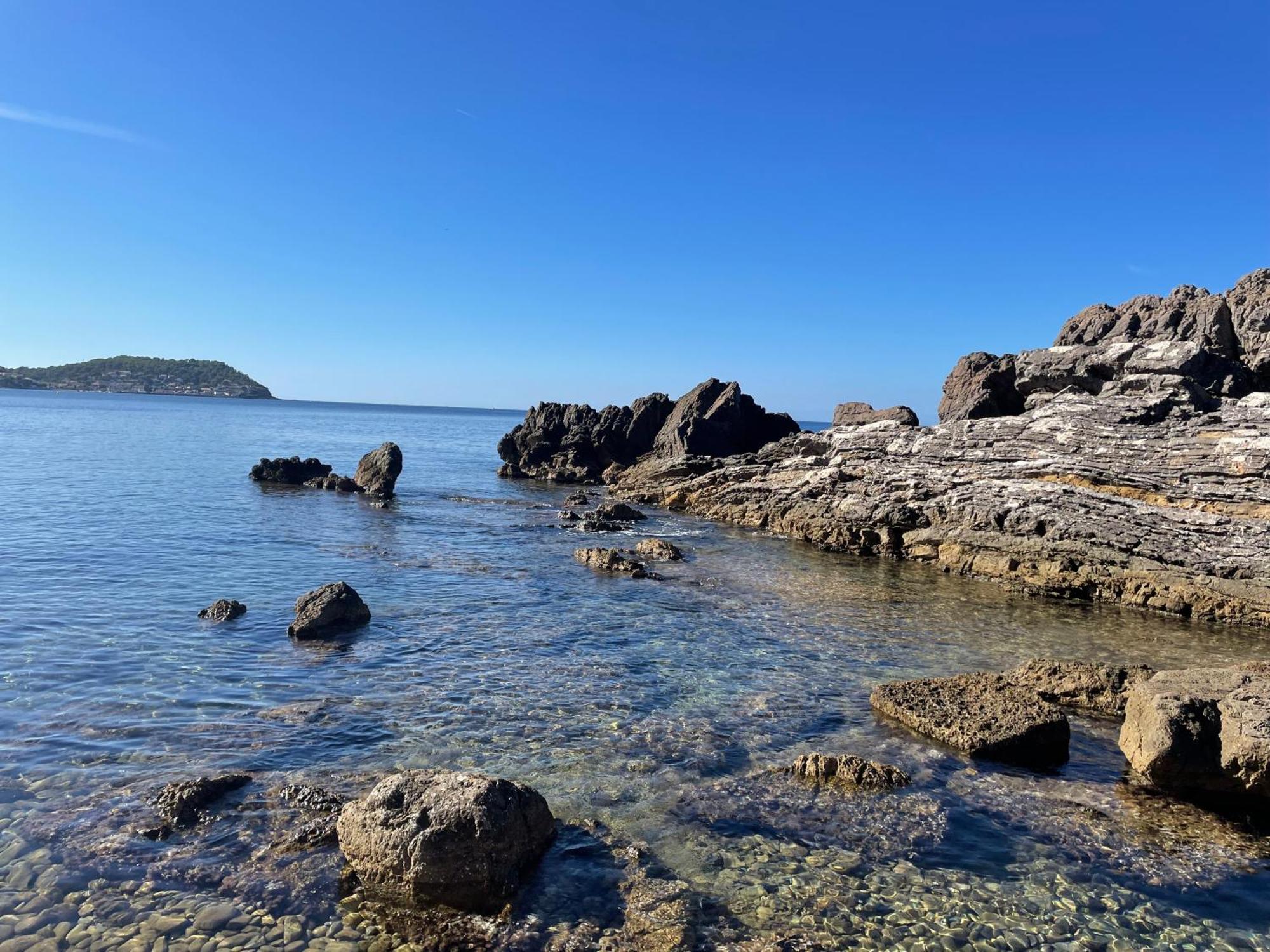 Appartement Cosy Vue Mer A 50 M De La Plage - Refait A Neuf Et Climatise Le Pradet Zewnętrze zdjęcie
