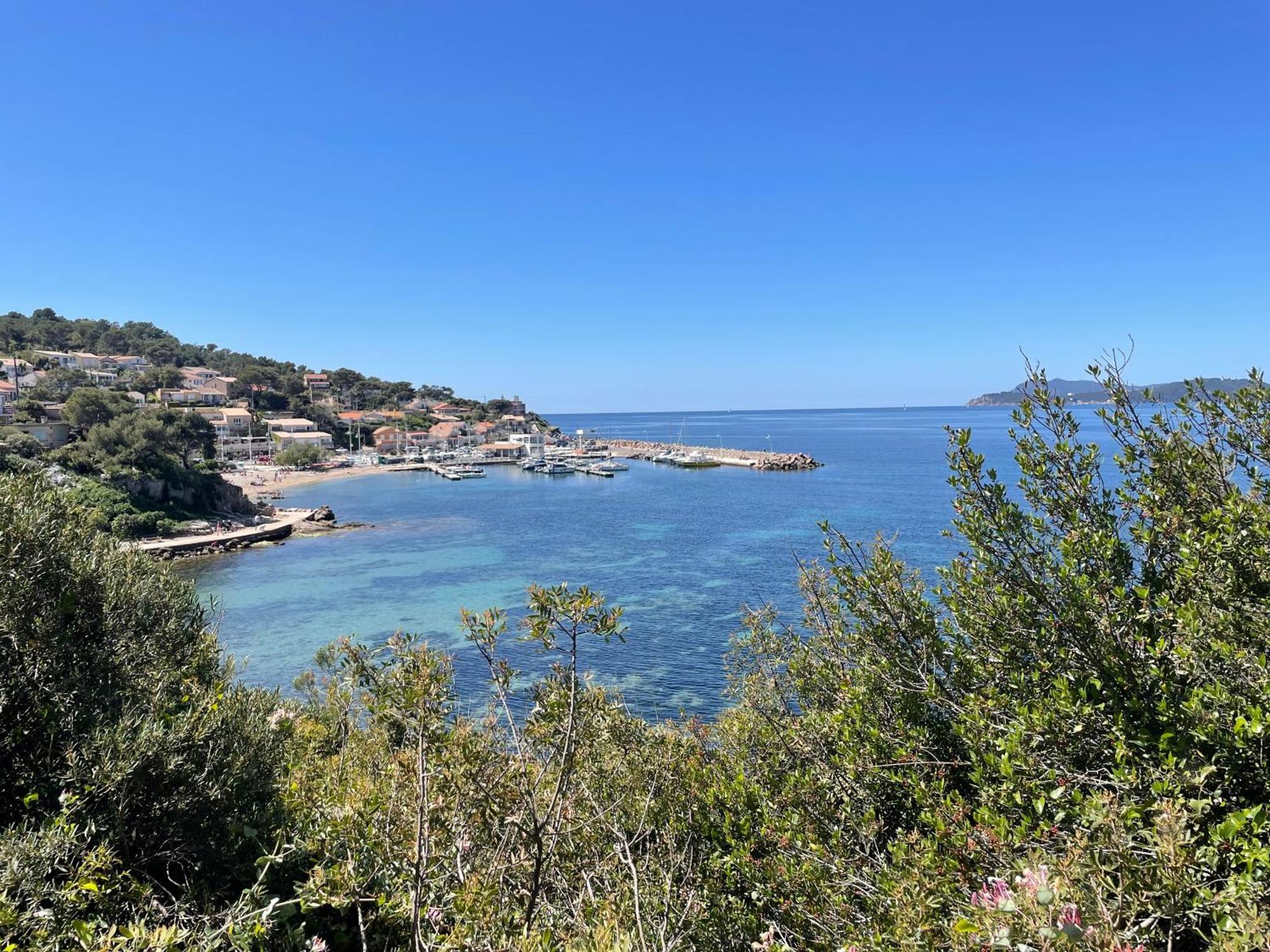 Appartement Cosy Vue Mer A 50 M De La Plage - Refait A Neuf Et Climatise Le Pradet Zewnętrze zdjęcie